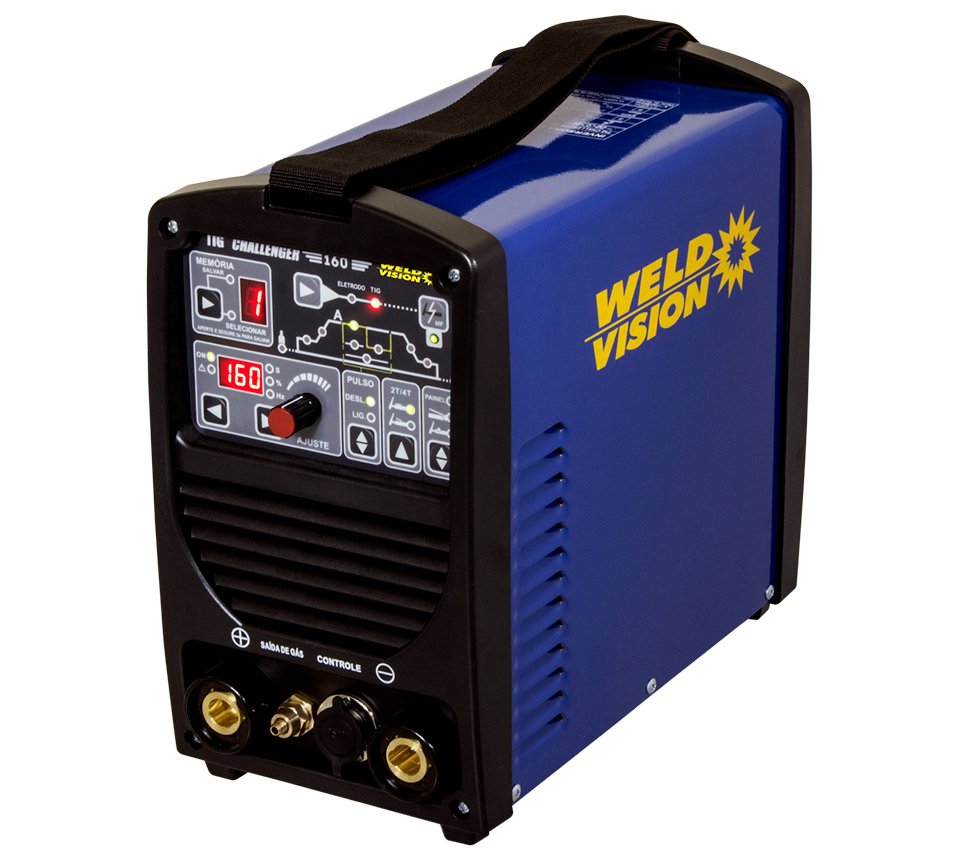 Máquina de Solda Inversora TIG 160A Pulse - TIG Challenger 160
