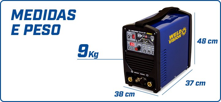 Máquina de Solda Inversora TIG 160A Pulse - TIG Challenger 160